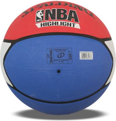 spalding highlight red blue size 7